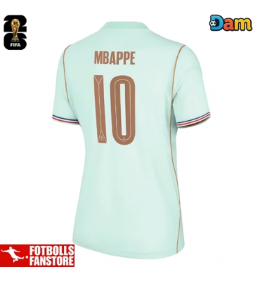 Frankrike Kylian Mbappe #10 Bortatröja Dam VM 2026 Kortärmad